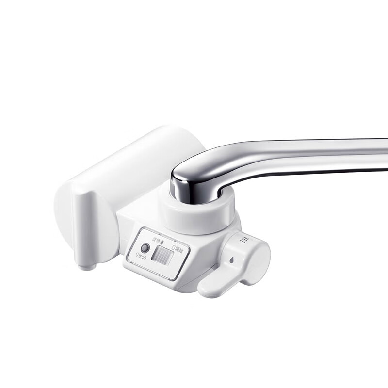 可菱水 【日本制】水龙头净水器直饮 家用自来水过滤器滤水器智能换芯提醒前置过滤器CB073 日本原装进口 【日本制】五芯装-液晶屏显