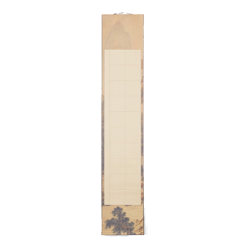 檀燁軒書(shū)法卷軸空白半生熟宣紙掛畫(huà)仿古書(shū)法作品紙毛筆字比賽畫(huà)軸創(chuàng)作紙立軸掛軸字畫(huà)四尺對(duì)開(kāi)20格