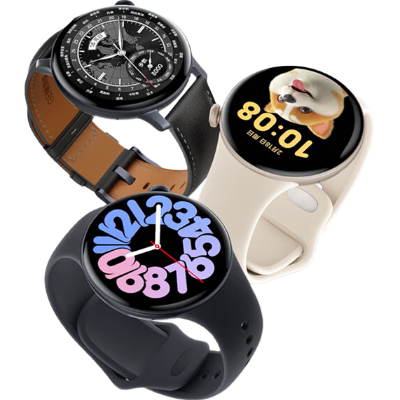 PLUS会员、限地区：vivo WATCH 3 蓝牙软胶版月光白AIGC智能手表