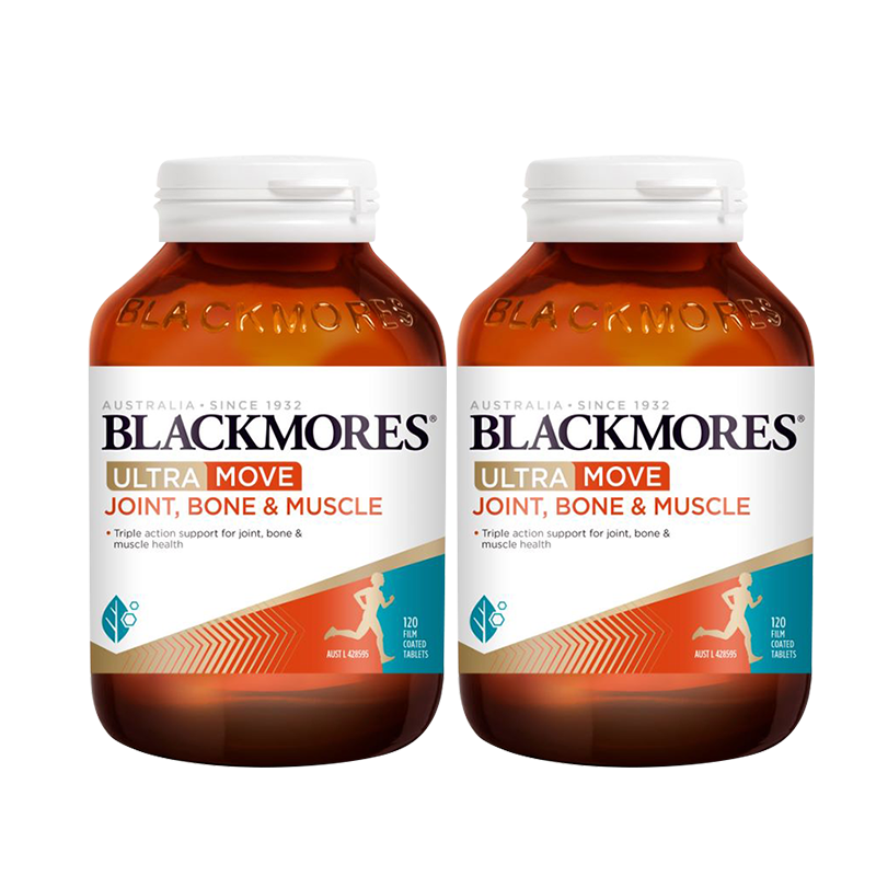 澳佳寶Blackmores 氨糖軟骨素鈣片 ultra維骨力120粒*2瓶 成人 澳洲進口
