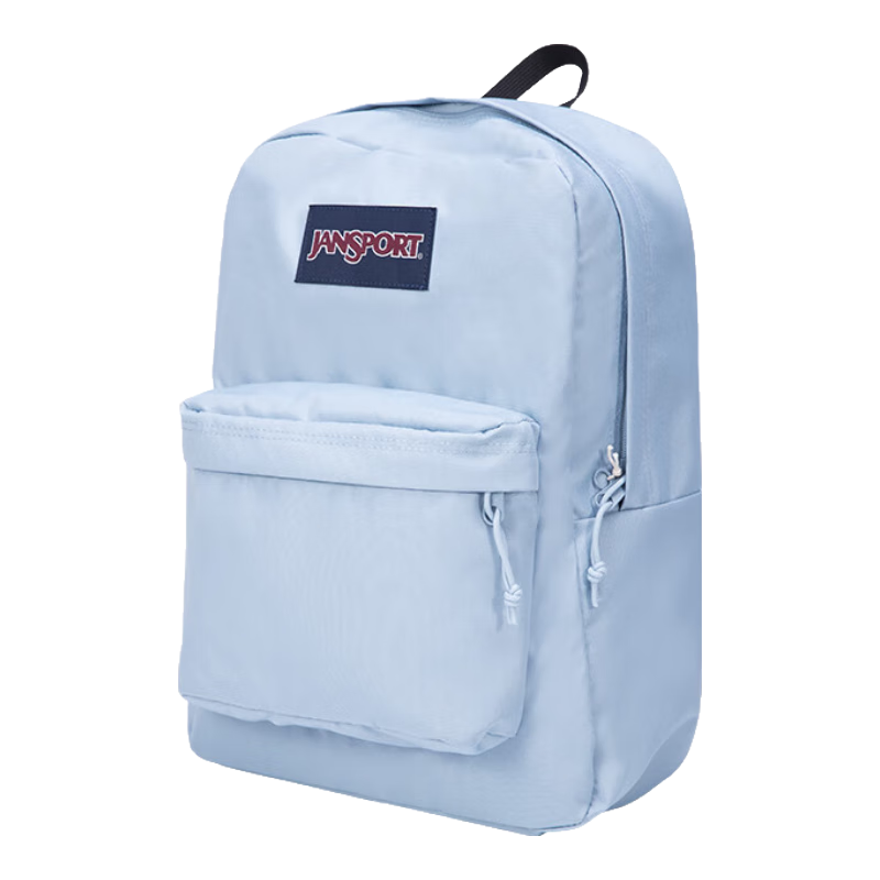JANSPORT杰斯伯書(shū)包輕便雙肩包男女旅行包簡(jiǎn)約背包電腦包學(xué)生校園 4QUE7G7霧霾藍(lán)-隔層+側(cè)袋