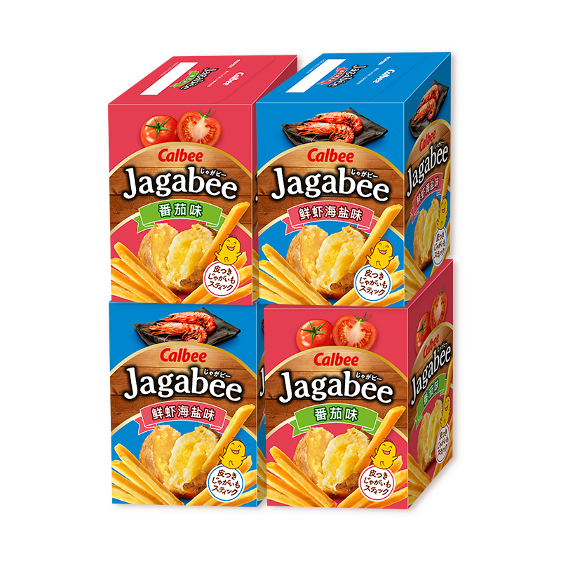 ���ֱȣ�Calbee����Ƭ �������ֵ� ����ζ*2+��Ϻζ*2 �������� ������ʳ�����