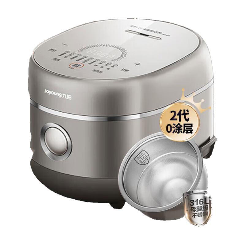 ������Joyoung���緹��0��Ϳ��緹��3L����������ԤԼ24h����ָ�1200W�����IH����30N6S ��2��0Ϳ�㡿30N6S- 3L 679.15Ԫ(������)