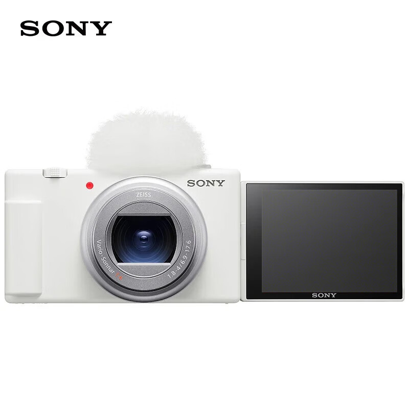 索尼（SONY）【官方直营】 索尼ZV-1 II 超广角变焦Vlog相机 新一代Vlog相机 ZV-1M2  数码相机 卡片机 白色单机身