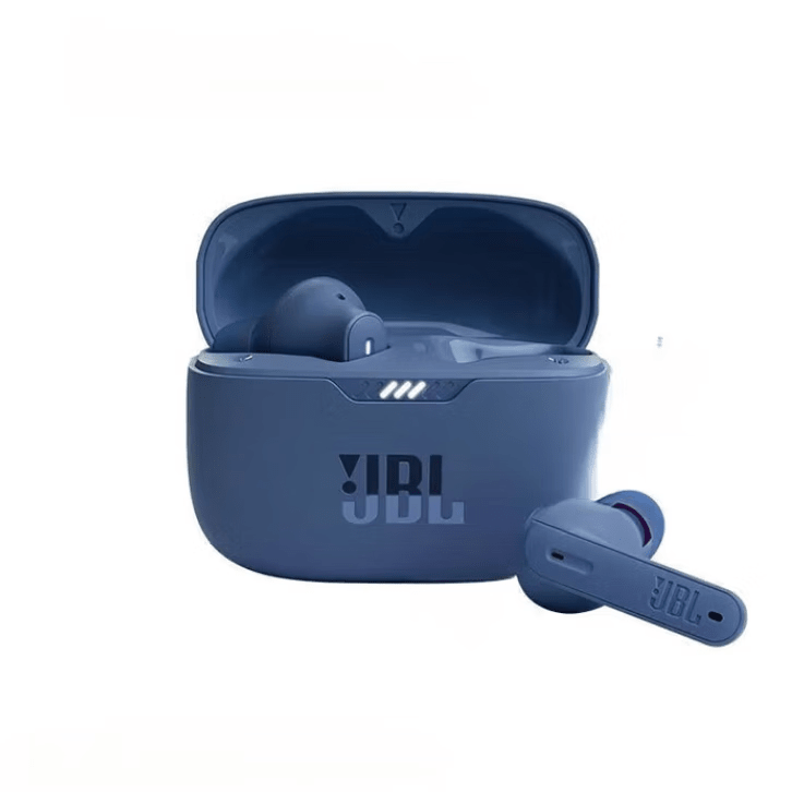 JBL华强北新款T230NC TWS无线蓝牙耳机入耳式降噪运动防水运动音乐耳塞 蓝色