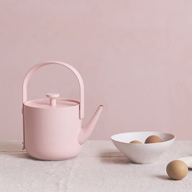 汀家【专属镌刻服务】茶素材汀壶 teawith 水粉t55g  茶素材提梁开关