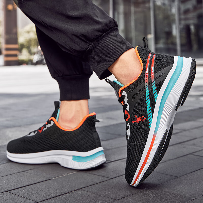 乔丹格兰男鞋运动鞋板鞋男旅游鞋夏季新款网面鞋子透气网眼防臭吸汗