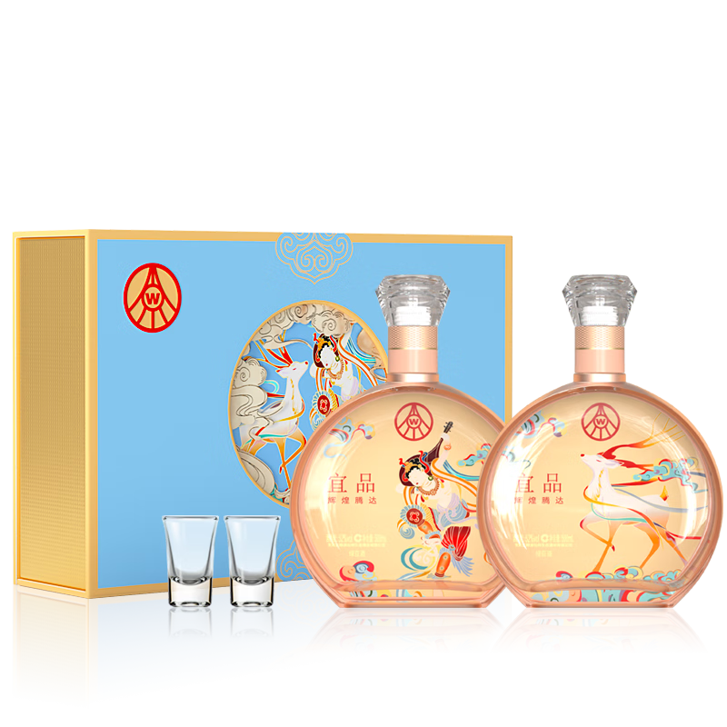 ����Һ������̬ ��Ʒ�Ի��ڴ� �ػ�˫֧��� 52��500ml*2ƿ����������