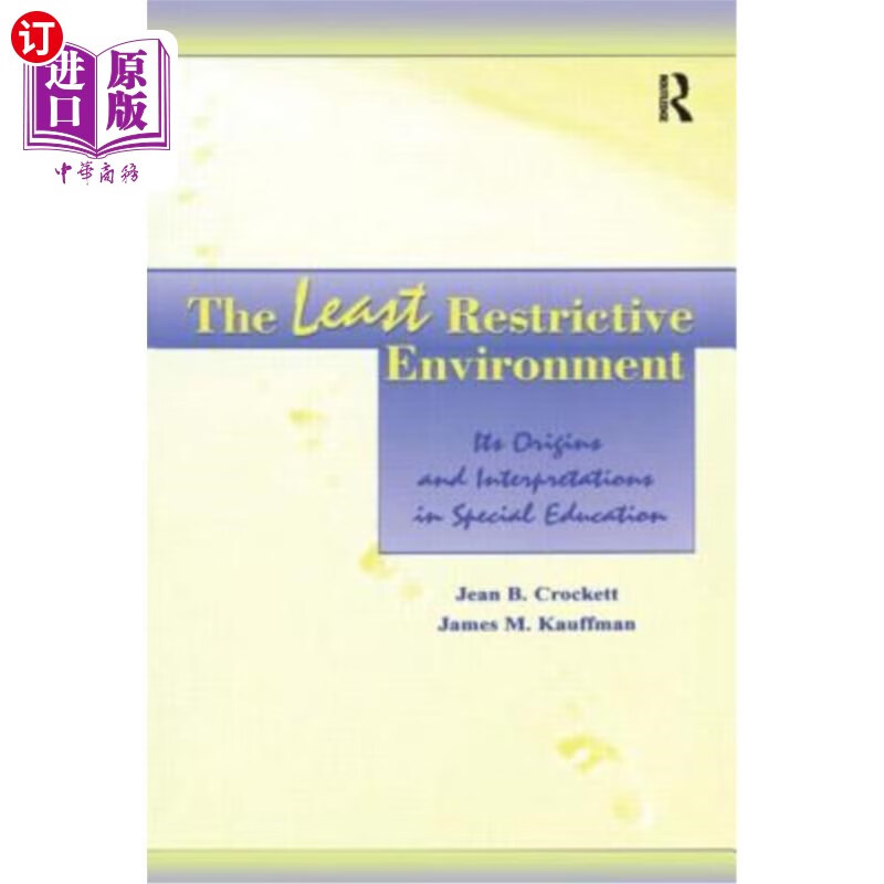 海外直订the least restrictive environment: its origins and