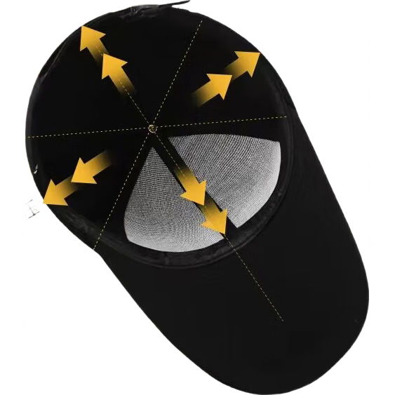 【热巴同款】加大棒球帽帽子男女大头围显脸小春夏字母百搭棒球帽 侧标-米色