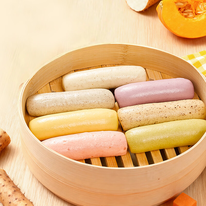 窝小芽山药手指馒头一周13种果蔬谷薯儿童早餐面点半成品享婴儿宝宝食谱 【13种果蔬谷薯】一周手指馒头126g*3盒