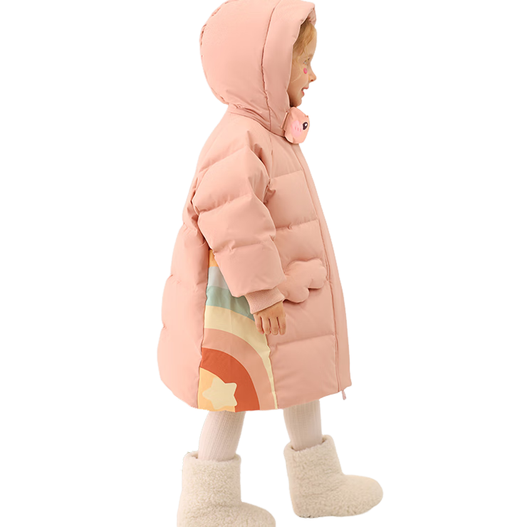 ���ڲ�����������ͯ���޷�Ůͯ������������������¿�Ӻ�ů����Сͯͯװ���� �װ�ɫ 90