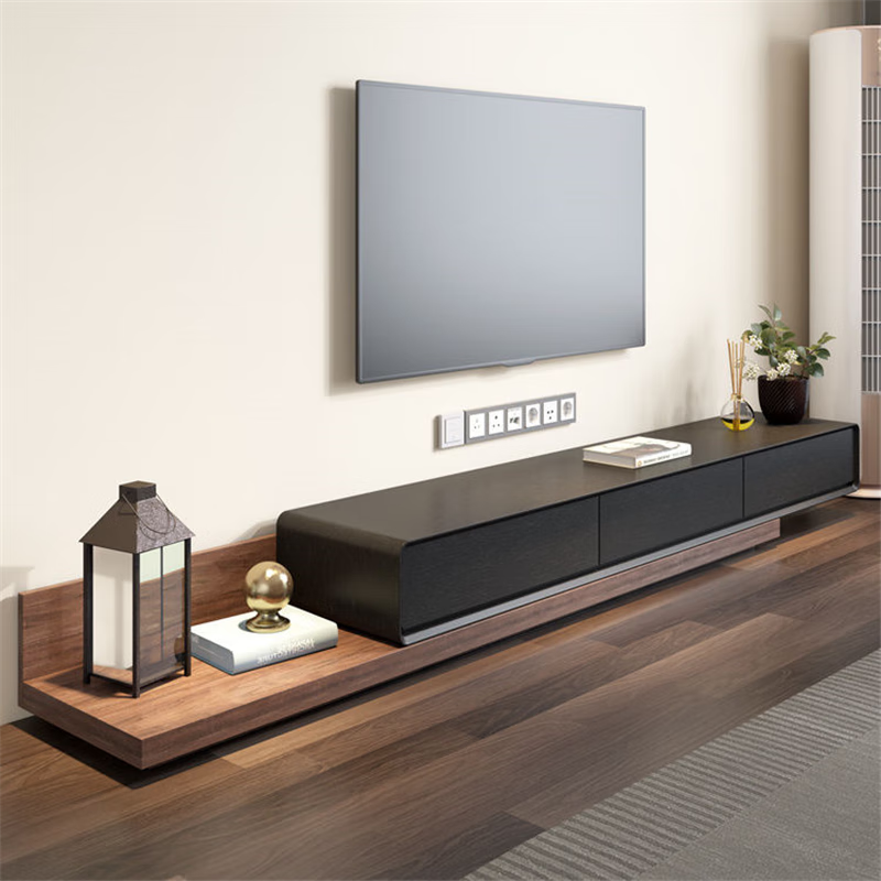 圆角款电视柜尺寸图展示