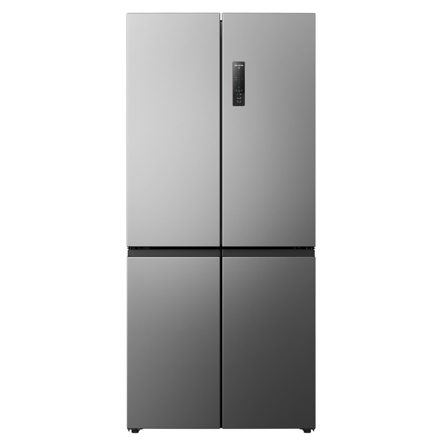 美菱收纳师550L十字门冰箱一级能效双变频净味抗菌智能变温无霜大容量星宇灰BCD-550WSP9CX国家补贴