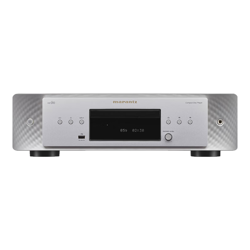 馬蘭士CD6007CD機 光盤(pán)HQCD碟片專(zhuān)業(yè)播放機純CD HiFi發(fā)燒級高保真音樂(lè )播放器同軸輸出 支持CD/USB播放  CD60（銀）