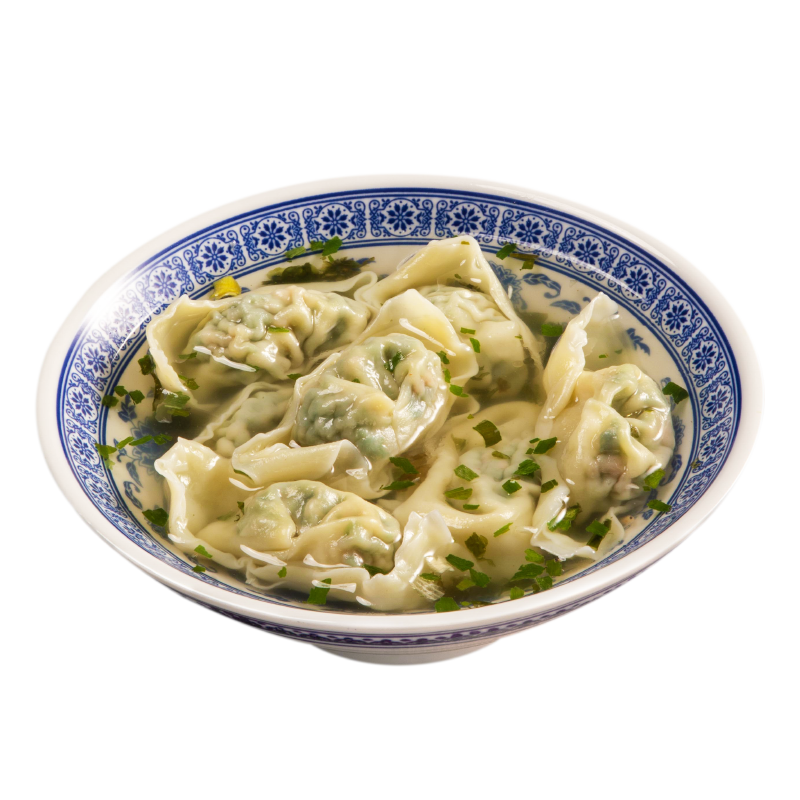 鹿有有荠菜大馄饨猪油渣混沌大云吞早餐288g/袋（共12只）速食半成品