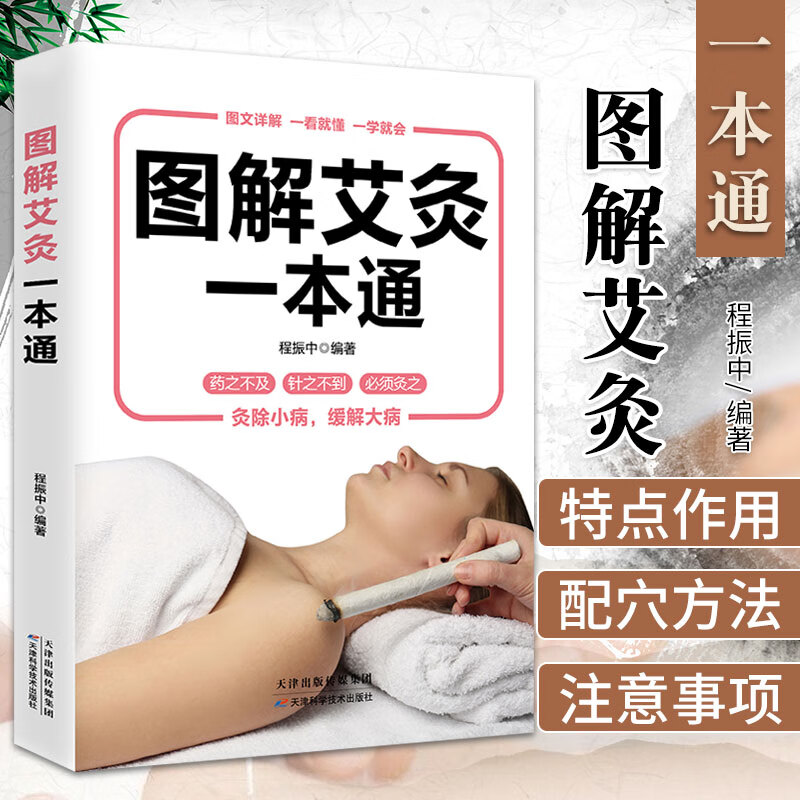 彩图板 图解艾灸 艾灸书籍大全艾灸疗法正版艾到病除对症艾灸祛百病