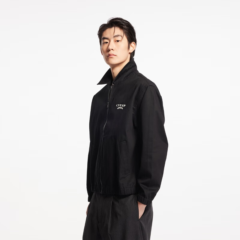 杰克·琼斯（JACK&JONES）春秋外套男士休闲夹克合集 225121015E40黑色 M 175