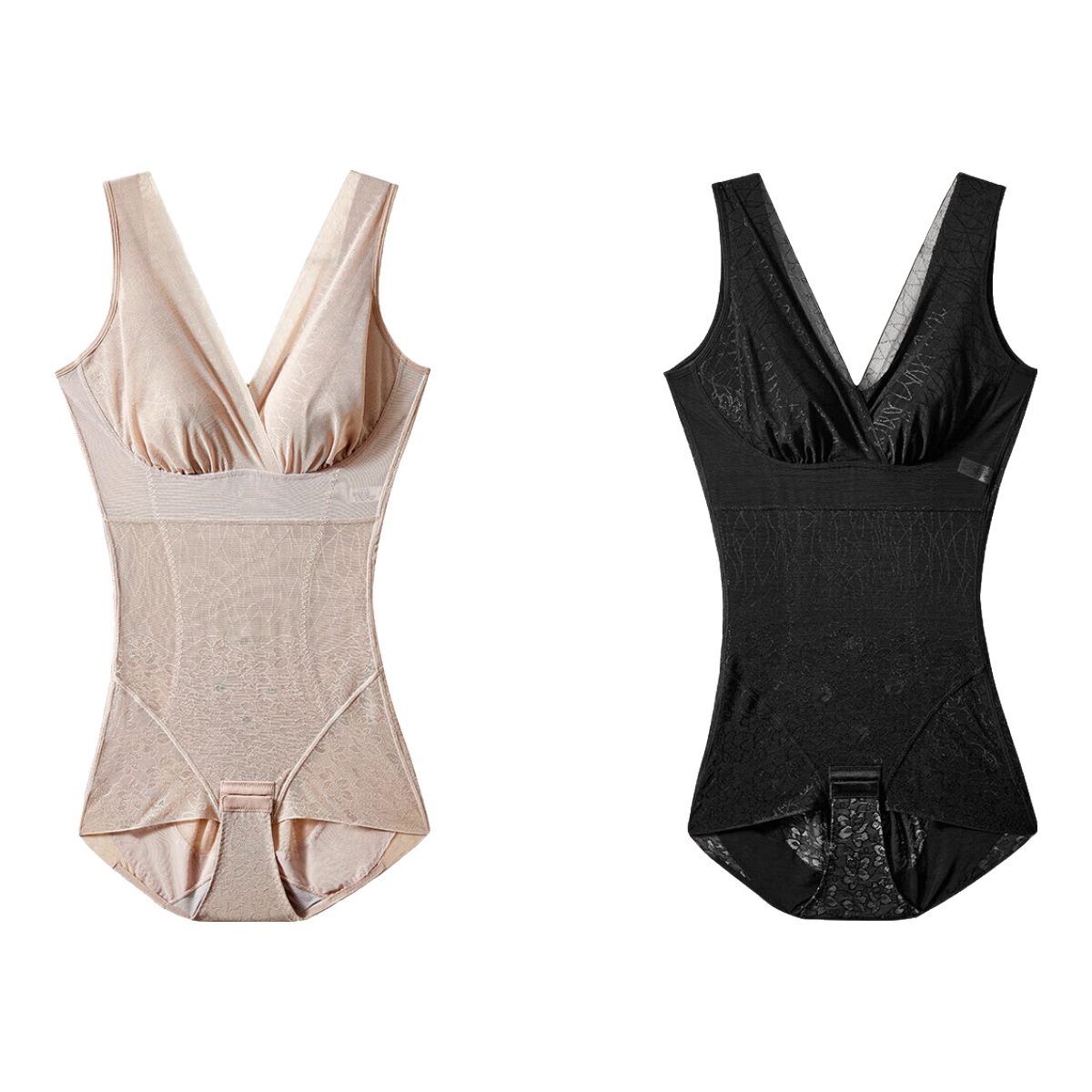 歐迪芬女士輕薄塑身衣托胸帶杯墊收腹提臀側(cè)收副乳連體衣 XE4301