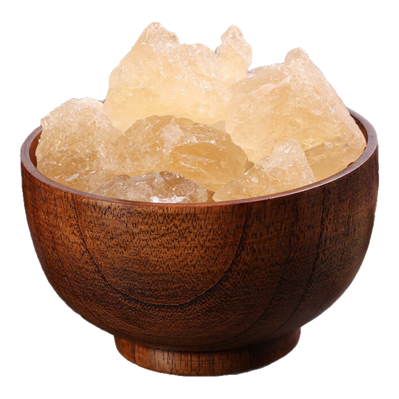 什友荟黄冰糖500g手工老冰糖细粒小块蔗糖多晶甜而不腻调味煲汤甜品正宗 【小颗粒】1斤袋装