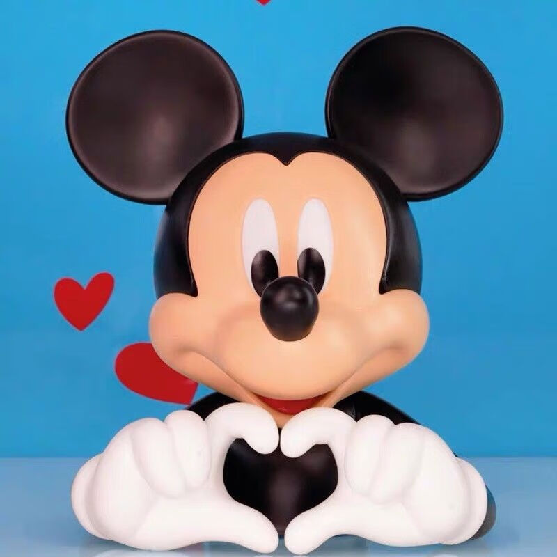 风雪俏佳人正版soap studio米老鼠头像周边米奇米妮爱心手办迷你半身
