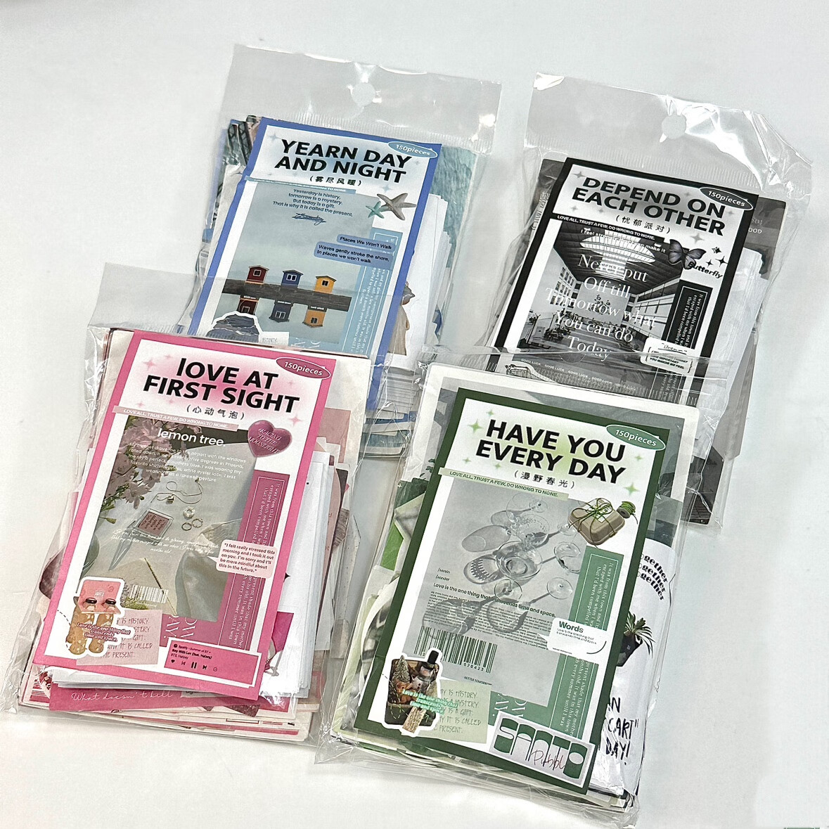 微凡嘉(weifanjia)600张韩系ins风贴纸包复古杂志风切膜贴纸素材纸