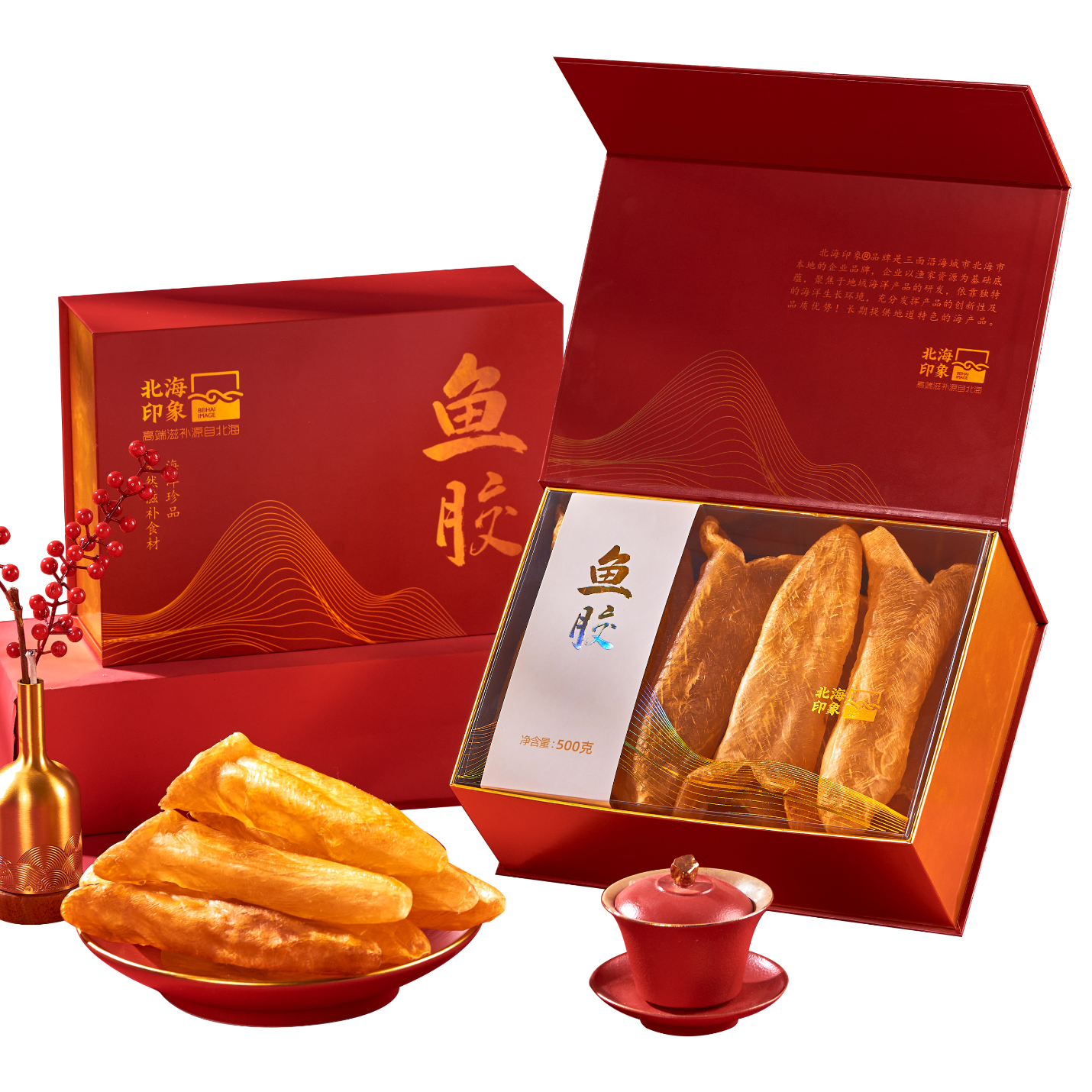 北海印象【北海產(chǎn)地】5A黃花魚膠禮盒100g干花膠魚膠滋補(bǔ)干貨源頭直發(fā)包郵