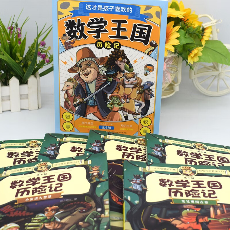 这才是孩子喜欢的数学王国历险记 （全六册）三四五六年级数学入门课外漫画书 北大老师推荐详情图