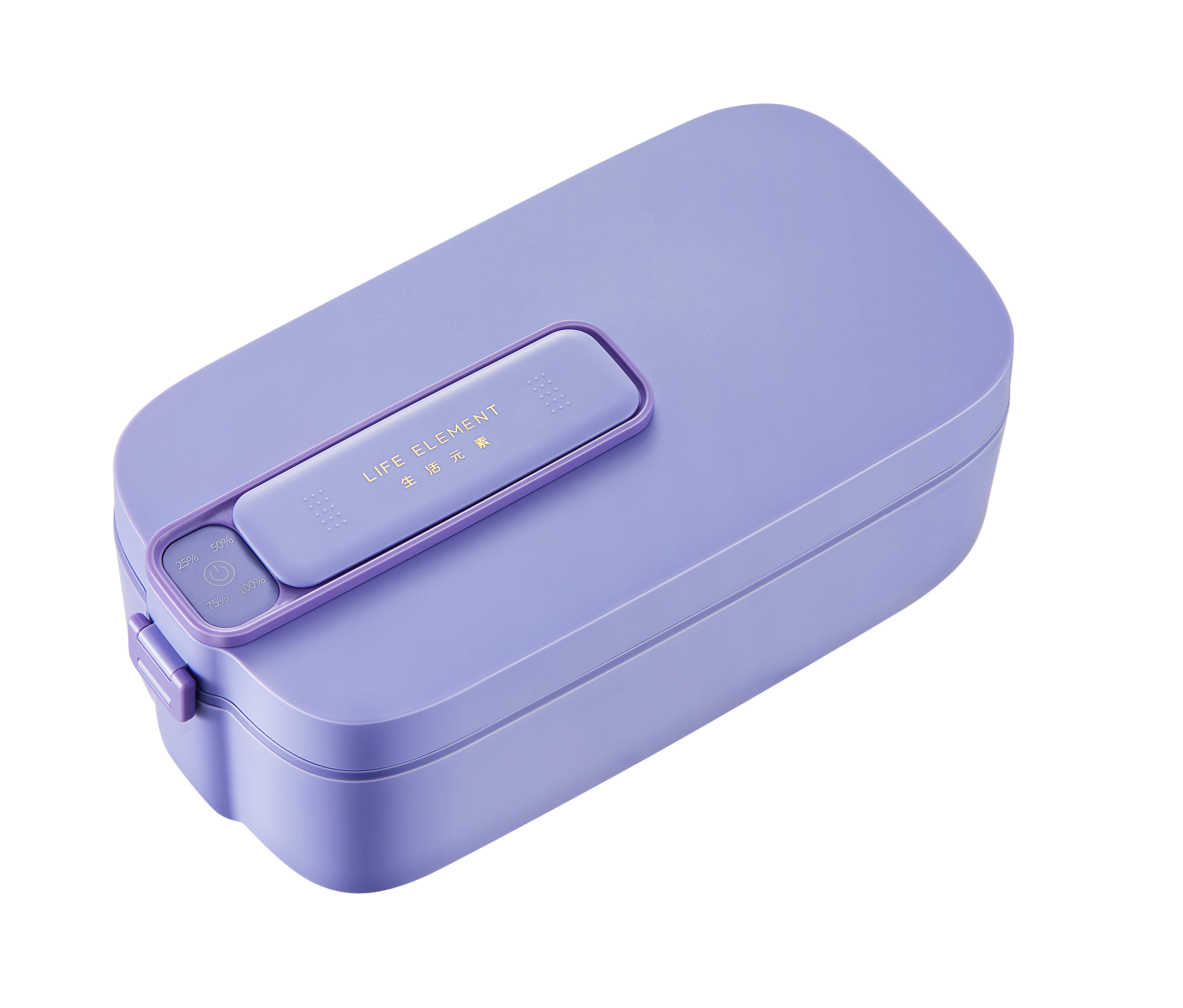 mdng自热饭盒生活元素充电保温自动加热饭盒无线蓄电式带电保暖饭盒自