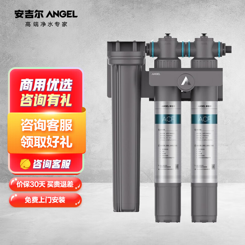 安吉尔商用餐厨系统净水设备 5升/分钟大流量 餐厨净水酒店/餐饮连锁