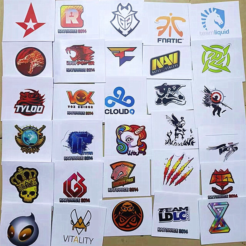 云漫卿csgo泰坦全息贴纸cs游戏周边贴纸印花实物模型csgo实体全息泰坦