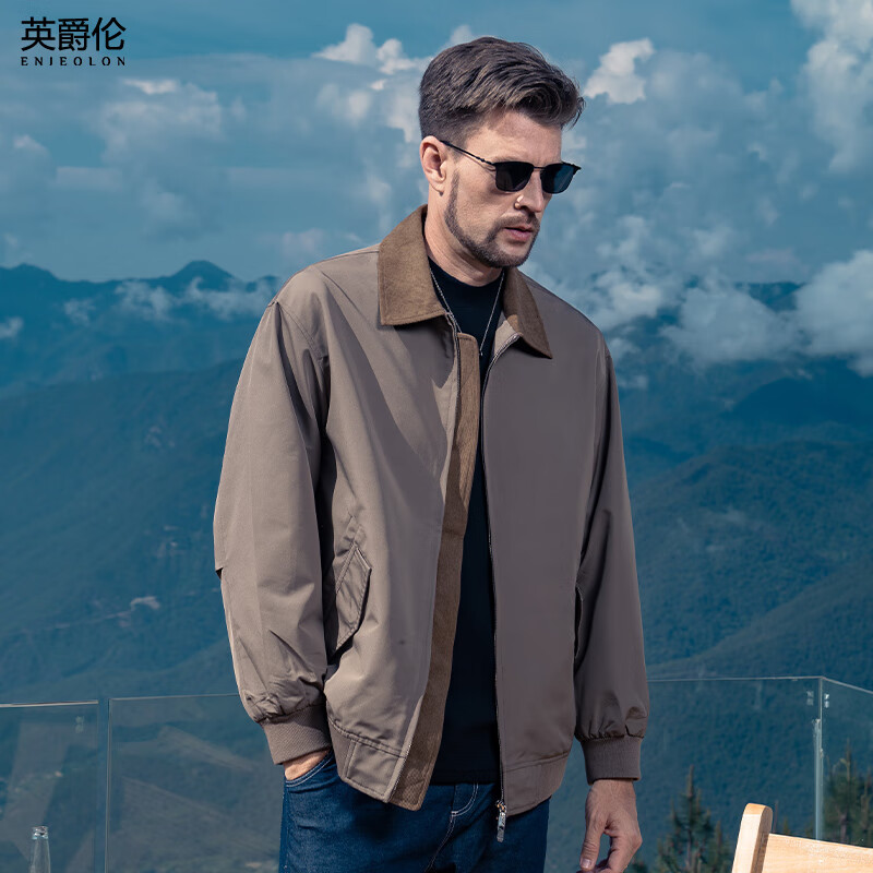 Ӣ���ף�Enjeolon��Ӣ���� ��������ʽ����ټп� ��ʿ�¿����д�ɫ ����Ʀ˧������ ����ɫ 180/108A(XL) 105.7Ԫ