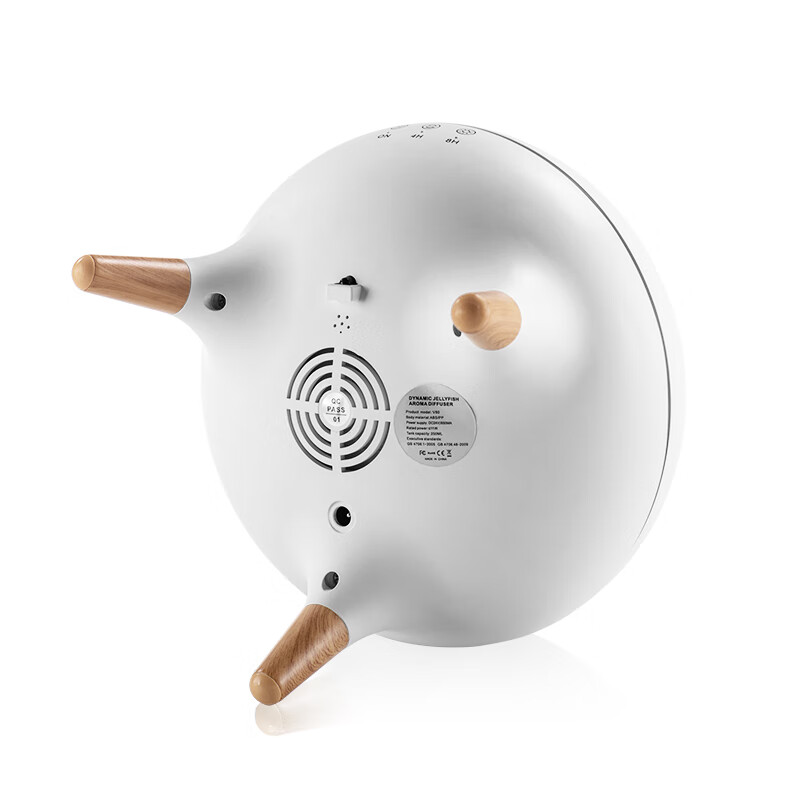 大猫日记声控拾音水母加湿器小型香薰机七彩氛围灯静音遥控空气加湿器办公室桌面摆件乔迁男士生日礼物女 拾音水母加湿器+香薰精油+礼袋