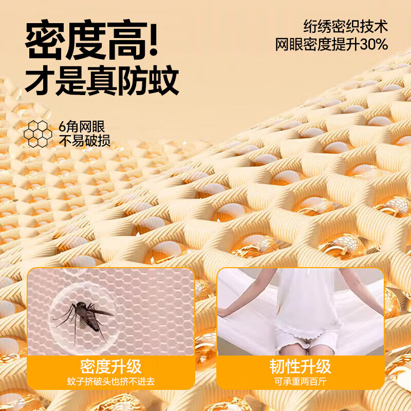 雅鹿伸缩蚊帐学生宿舍上铺下铺通用上下床寝室单人蒙古包学校专用新款 白色-上铺【三开门】 宽90x长190x高110【固定支架】