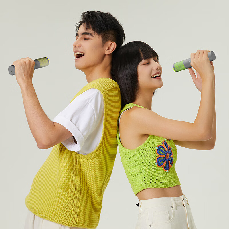 酷开创维酷开智能电视无线麦克风家庭k歌usb话筒语音点歌笔记本会议教育大屏电脑k歌家用ktv神器酷k-td 酷开u13双麦至尊版