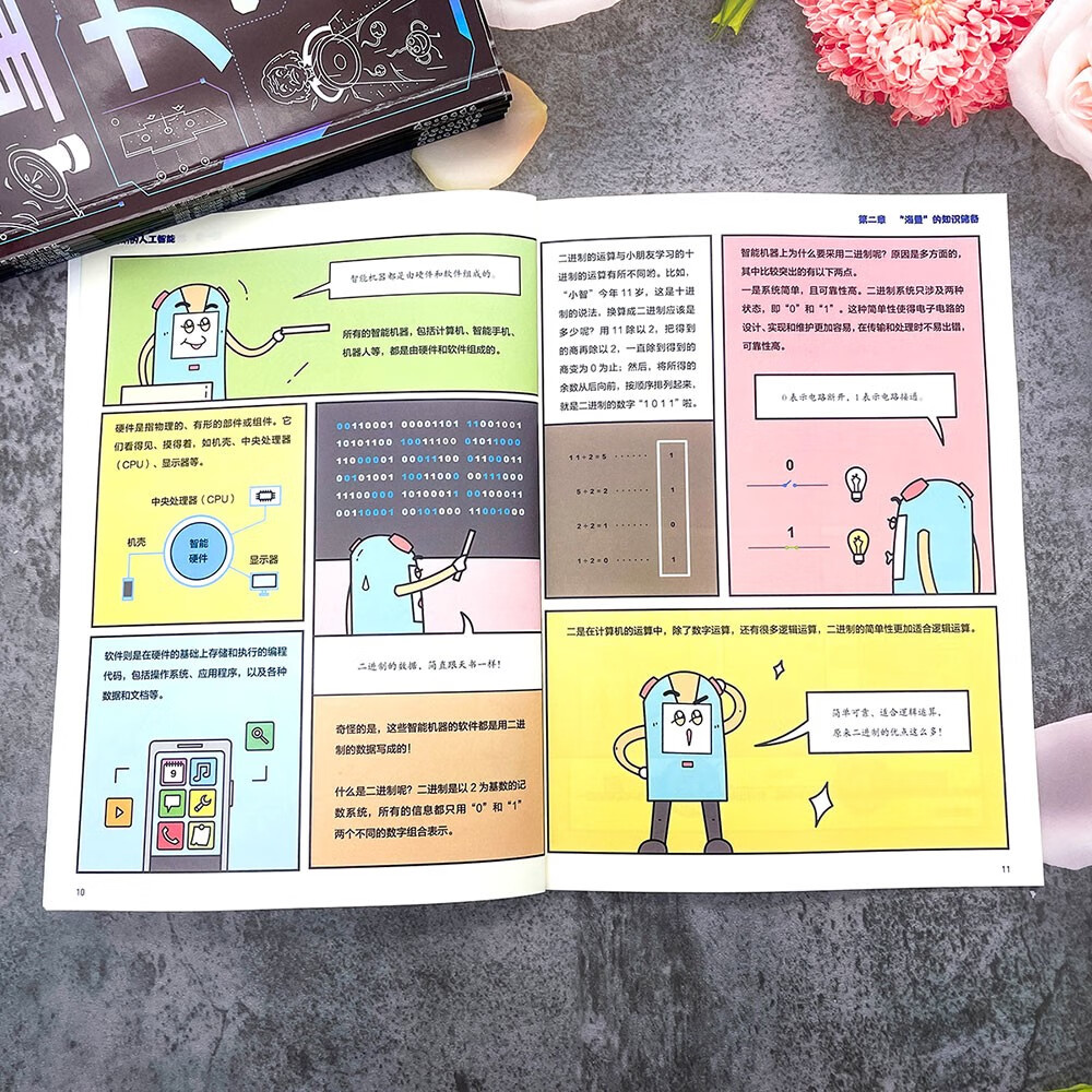 秒懂未来科技（全6册）漫画版 量子力学+人工智能+机器人+元宇宙等六大硬核主题 彩虹糖童书馆 航空工业