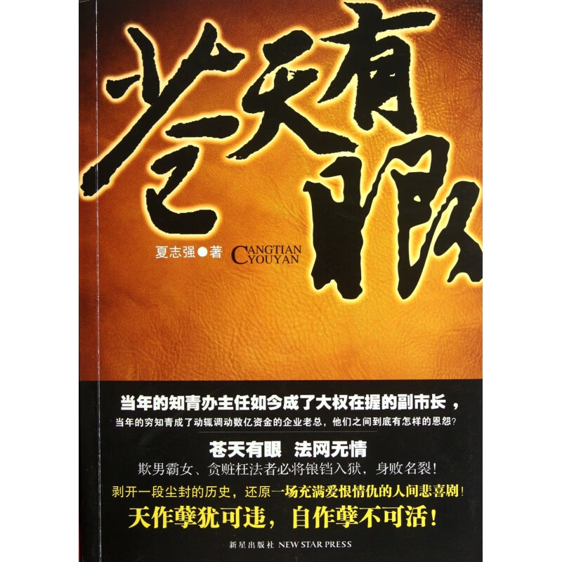【正版新书】苍天有眼夏志强新星出版社