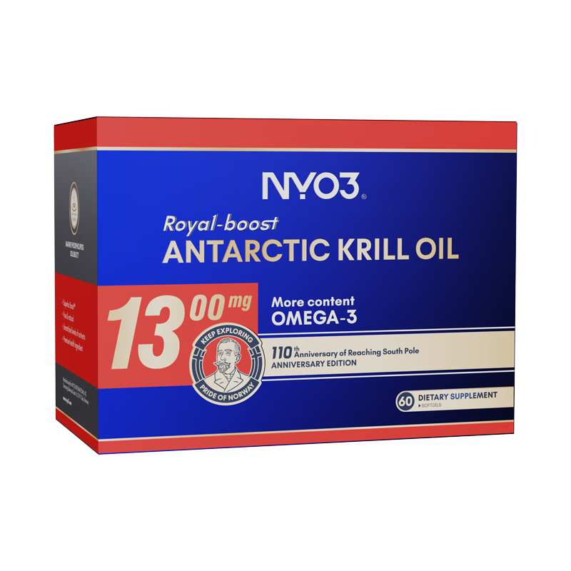 NYO3 ������ɭ�ϼ���Ϻ�� 73%��֬Omega-3 Ϻ���� 1300mg 60�� 462.04Ԫ/������1386.11Ԫ��