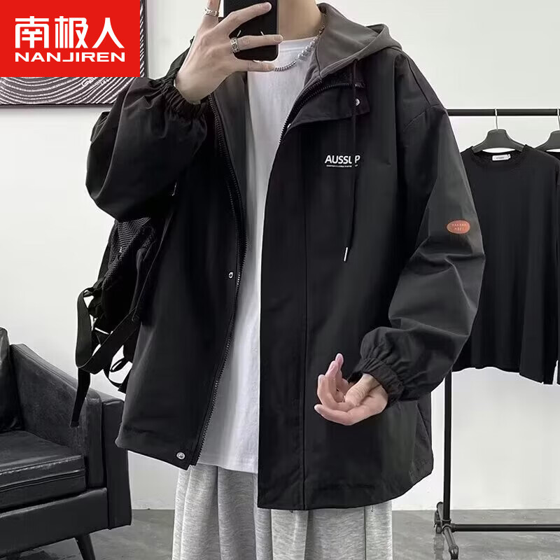 ���ڲ������ϼ��ˣ�Nanjiren����������ñ�п��������＾��װ�������ʿ���������·���������� WT152��ɫ������ L(��������110-130��)