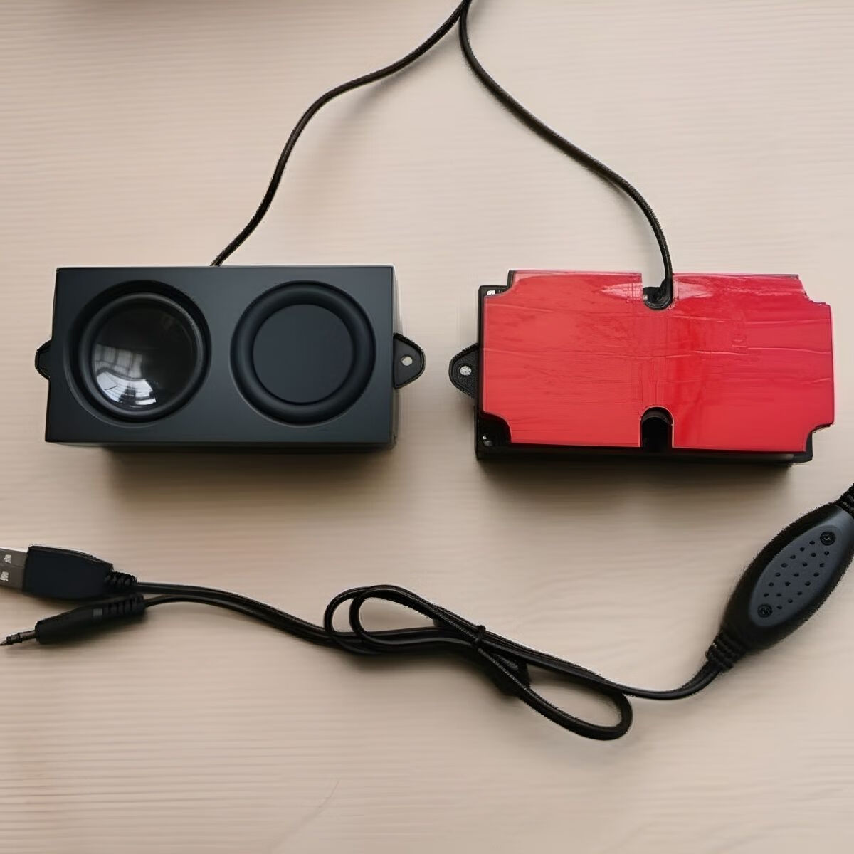 烁宇通（SOYTO）粘贴式电脑音箱挂显示器大音量低音炮USB音响桌面一体线迷小音箱 粘贴式双喇叭双震膜 京东折扣/优惠券