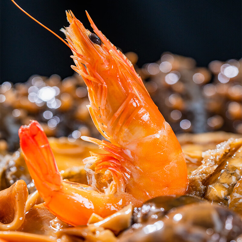 灯火岛佛跳墙八参八鲍大盆菜3斤装 加热即食预制菜方便菜 春节年货送礼 精选食材-八参八鲍大盆菜-1750g