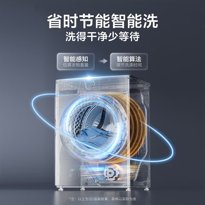 小天鹅（LittleSwan）滚筒洗衣机一级变频全自动家用10公斤洗脱一体高温除菌除螨TG100V23PRO  TG100V23PRO 滚筒单洗 10kg 升级款