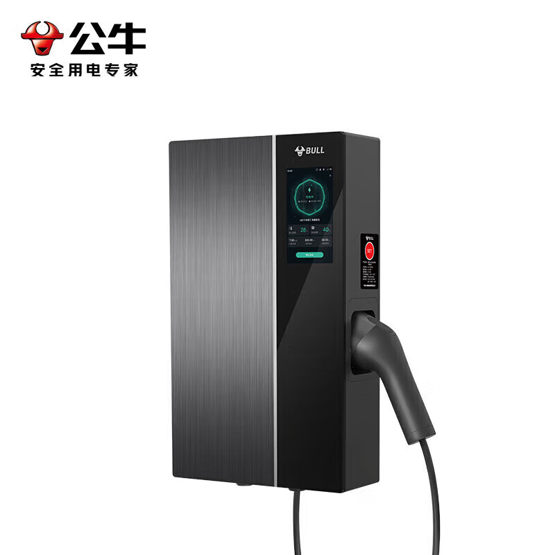 公牛新能源汽车交流充电桩适配于小米su7汽车特斯拉比亚迪问界小鹏理想极氪 7KW无极款 含20米送装一体