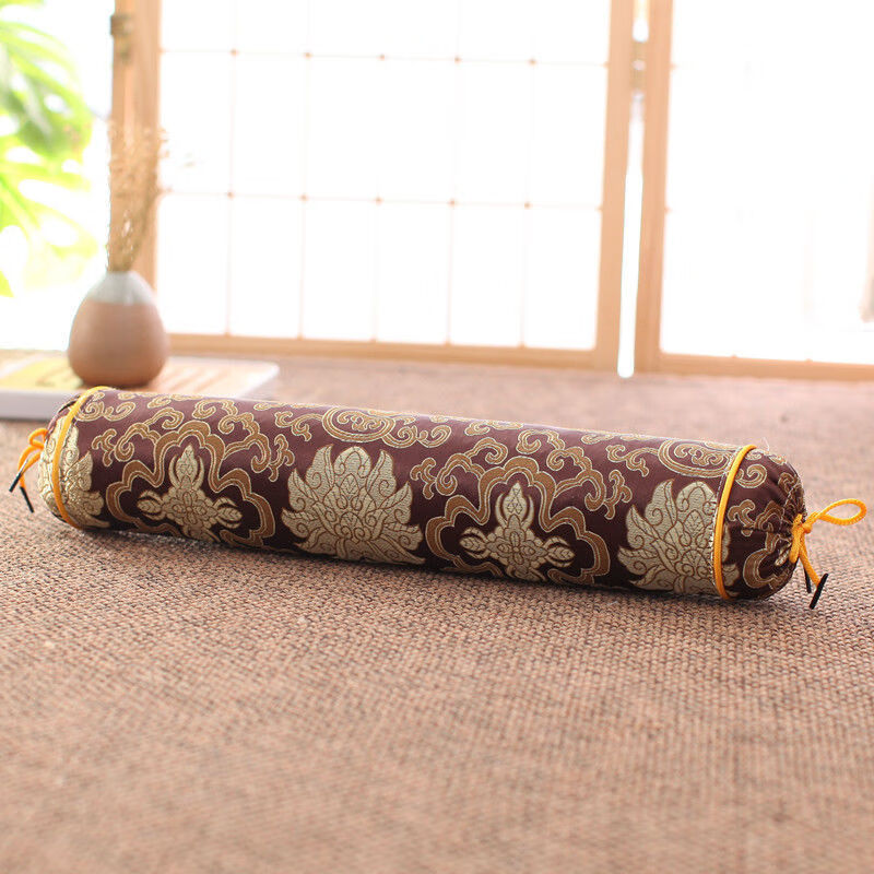 流彗颈椎反弓专用枕头荞麦全荞麦壳颈椎枕单人睡觉护颈小枕头圆柱