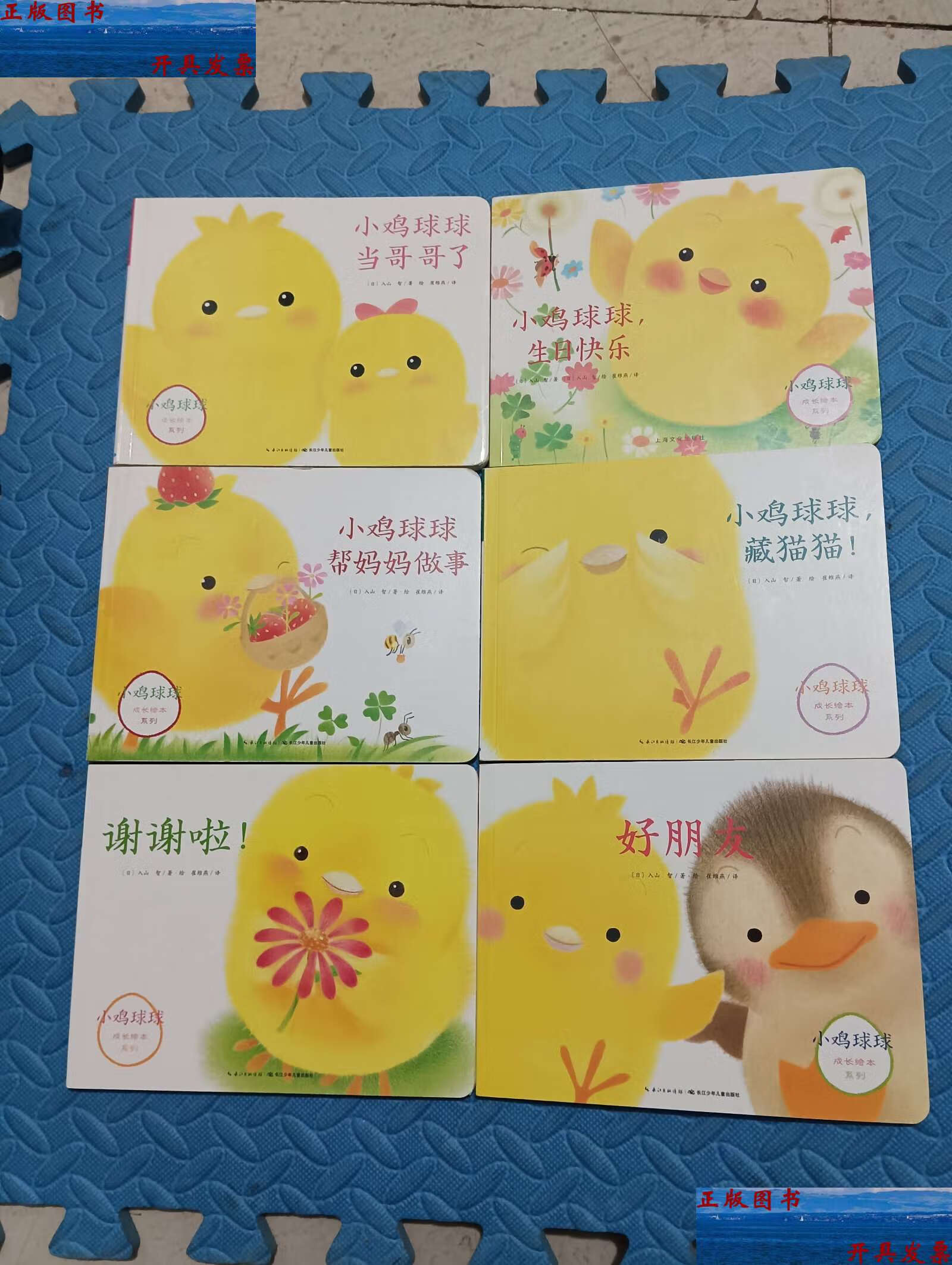 【二手9成新】小鸡球球成长绘本系列: 谢谢啦,好朋友,小鸡球球藏猫猫