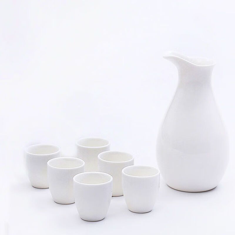 流彗陶瓷酒具套装酒杯9件套装白酒杯小酒壶仿古分酒器醒酒烈酒清酒蛊