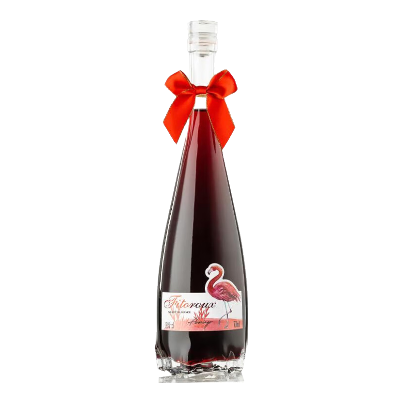 柏格伦Bwrgedllmz法国进口红酒 干红葡萄酒原酒进口女士晚安微醺红酒 圣诞热红酒 火烈鸟红葡萄酒 700ml单支