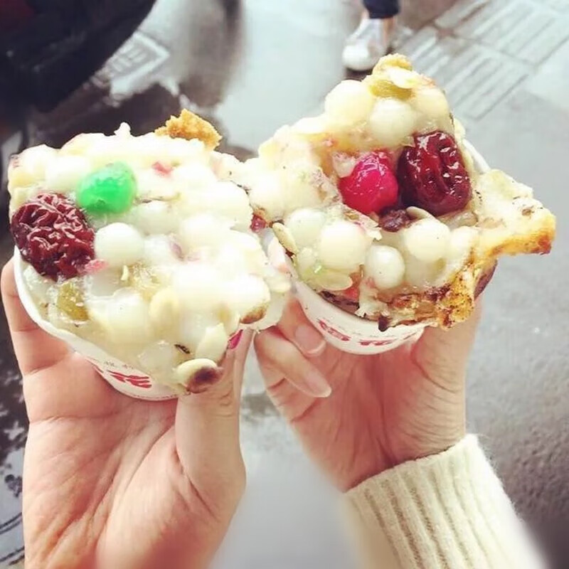 虎钢馋左师傅梅花糕 传统糕点 甜味 马台街 小 南京人气 豆沙味两只