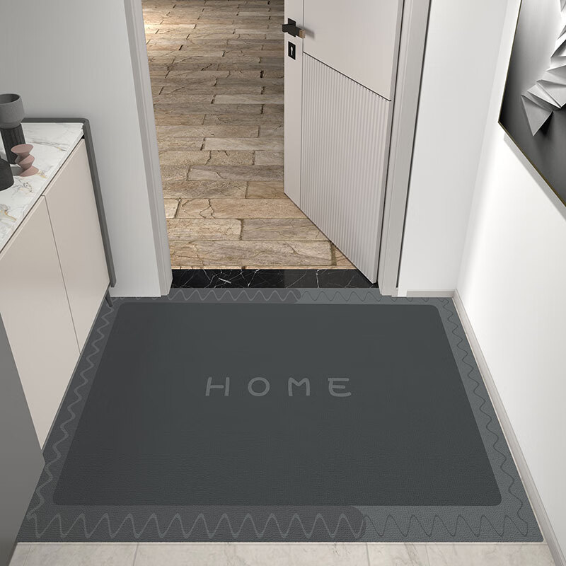 帕芙兰入户门地垫高档家用室内玄关脚垫吸水可擦洗裁剪门口 雾岛听风