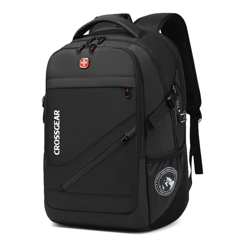 瑞士军刀(swissgear)双肩包大容量男背包商务电脑包17.